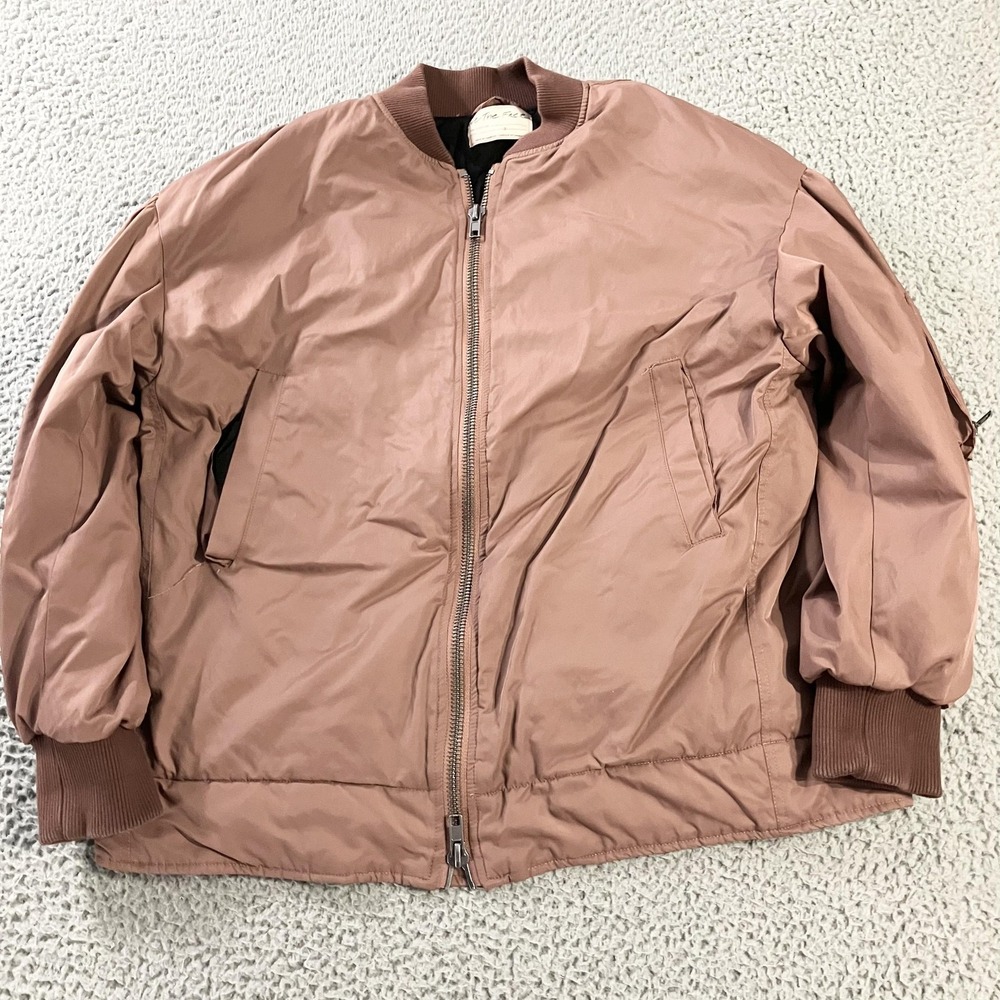 We The Free Jacket Womens‎ Small Becca Bomber Oversized Quilted Puffer Outdoors